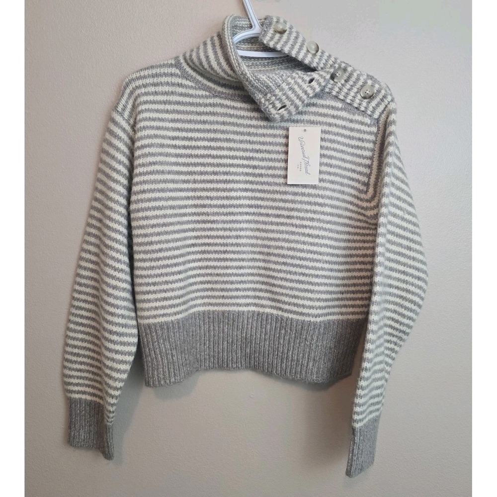 NWT Womens Mock Turtleneck Button Pullover Sweater - Universal Thread Size XS